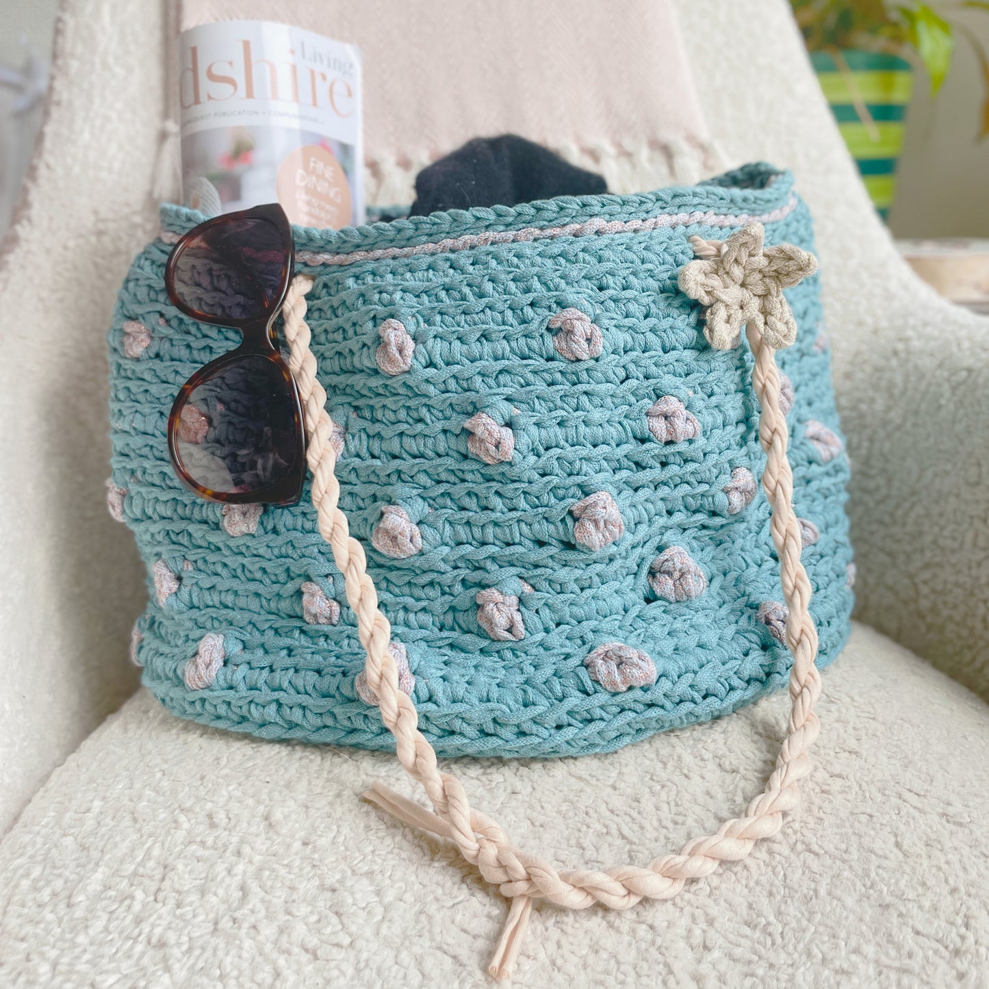 Bobble Beach Bag Crochet Kit